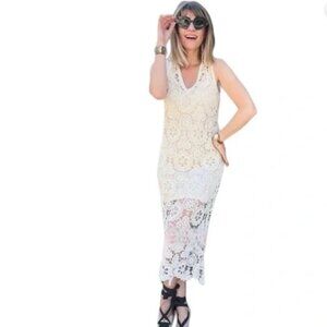 House of Harlow 1960 Crochet Midi Dress